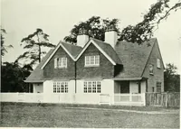 An illustration from The modern home; a book of British domestic architecture for moderate incomes; a companion volume to "The British home of to-day"; (1906)