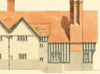 An illustration from The modern home; a book of British domestic architecture for moderate incomes; a companion volume to "The British home of to-day"; (1906)
