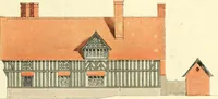 An illustration from The modern home; a book of British domestic architecture for moderate incomes; a companion volume to "The British home of to-day"; (1906)