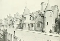 An illustration from The modern home; a book of British domestic architecture for moderate incomes; a companion volume to "The British home of to-day"; (1906)