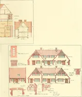 An illustration from The modern home; a book of British domestic architecture for moderate incomes; a companion volume to "The British home of to-day"; (1906)
