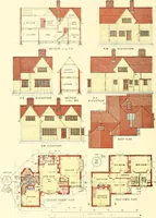 Picture 194 of 299 from The modern home; a book of British domestic architecture for moderate incomes; a companion volume to "The British home of to-day"; (1906), leaf 145
