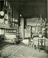 An illustration from The modern home; a book of British domestic architecture for moderate incomes; a companion volume to "The British home of to-day"; (1906)