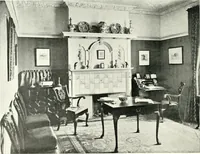 An illustration from The modern home; a book of British domestic architecture for moderate incomes; a companion volume to "The British home of to-day"; (1906)