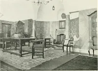 An illustration from The modern home; a book of British domestic architecture for moderate incomes; a companion volume to "The British home of to-day"; (1906)