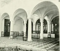An illustration from The modern home; a book of British domestic architecture for moderate incomes; a companion volume to "The British home of to-day"; (1906)