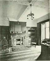 An illustration from The modern home; a book of British domestic architecture for moderate incomes; a companion volume to "The British home of to-day"; (1906)