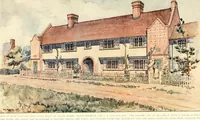 An illustration from The modern home; a book of British domestic architecture for moderate incomes; a companion volume to "The British home of to-day"; (1906)