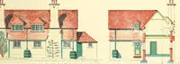 An illustration from The modern home; a book of British domestic architecture for moderate incomes; a companion volume to "The British home of to-day"; (1906)