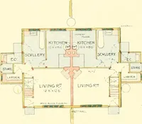 An illustration from The modern home; a book of British domestic architecture for moderate incomes; a companion volume to "The British home of to-day"; (1906)