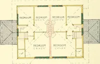 An illustration from The modern home; a book of British domestic architecture for moderate incomes; a companion volume to "The British home of to-day"; (1906)
