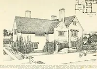 An illustration from The modern home; a book of British domestic architecture for moderate incomes; a companion volume to "The British home of to-day"; (1906)