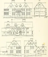 An illustration from The modern home; a book of British domestic architecture for moderate incomes; a companion volume to "The British home of to-day"; (1906)