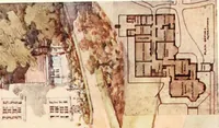 An illustration from The modern home; a book of British domestic architecture for moderate incomes; a companion volume to "The British home of to-day"; (1906)