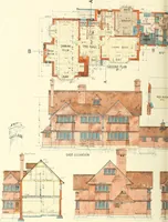 An illustration from The modern home; a book of British domestic architecture for moderate incomes; a companion volume to "The British home of to-day"; (1906)