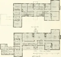 An illustration from The modern home; a book of British domestic architecture for moderate incomes; a companion volume to "The British home of to-day"; (1906)
