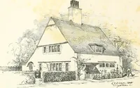 An illustration from The modern home; a book of British domestic architecture for moderate incomes; a companion volume to "The British home of to-day"; (1906)