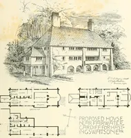 Picture 77 of 299 from The modern home; a book of British domestic architecture for moderate incomes; a companion volume to "The British home of to-day"; (1906), leaf 84