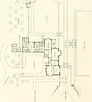 An illustration from The modern home; a book of British domestic architecture for moderate incomes; a companion volume to "The British home of to-day"; (1906)