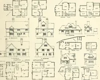 An illustration from The modern home; a book of British domestic architecture for moderate incomes; a companion volume to "The British home of to-day"; (1906)