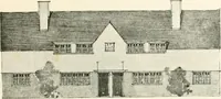 An illustration from The modern home; a book of British domestic architecture for moderate incomes; a companion volume to "The British home of to-day"; (1906)