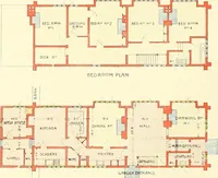 An illustration from The modern home; a book of British domestic architecture for moderate incomes; a companion volume to "The British home of to-day"; (1906)