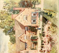 An illustration from The modern home : a book of British domestic architectvre for moderate incomes; a companion volvme to "The British home of to-day" (1906)