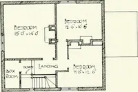 An illustration from The modern home : a book of British domestic architectvre for moderate incomes; a companion volvme to "The British home of to-day" (1906)