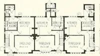 An illustration from The modern home : a book of British domestic architectvre for moderate incomes; a companion volvme to "The British home of to-day" (1906)