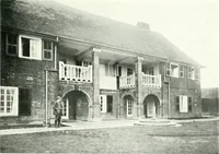 An illustration from The modern home : a book of British domestic architectvre for moderate incomes; a companion volvme to "The British home of to-day" (1906)