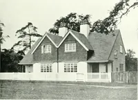 An illustration from The modern home : a book of British domestic architectvre for moderate incomes; a companion volvme to "The British home of to-day" (1906)