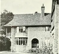 An illustration from The modern home : a book of British domestic architectvre for moderate incomes; a companion volvme to "The British home of to-day" (1906)