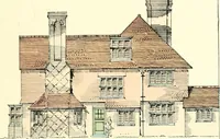 An illustration from The modern home : a book of British domestic architectvre for moderate incomes; a companion volvme to "The British home of to-day" (1906)