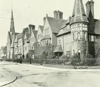 An illustration from The modern home : a book of British domestic architectvre for moderate incomes; a companion volvme to "The British home of to-day" (1906)