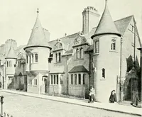 An illustration from The modern home : a book of British domestic architectvre for moderate incomes; a companion volvme to "The British home of to-day" (1906)