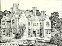 An illustration from The modern home : a book of British domestic architectvre for moderate incomes; a companion volvme to "The British home of to-day" (1906)