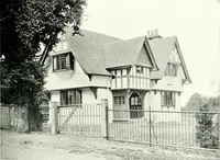 An illustration from The modern home : a book of British domestic architectvre for moderate incomes; a companion volvme to "The British home of to-day" (1906)