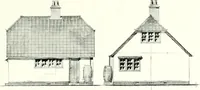 An illustration from The modern home : a book of British domestic architectvre for moderate incomes; a companion volvme to "The British home of to-day" (1906)