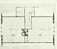 An illustration from The modern home : a book of British domestic architectvre for moderate incomes; a companion volvme to "The British home of to-day" (1906)