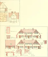 An illustration from The modern home : a book of British domestic architectvre for moderate incomes; a companion volvme to "The British home of to-day" (1906)