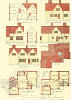 An illustration from The modern home : a book of British domestic architectvre for moderate incomes; a companion volvme to "The British home of to-day" (1906)