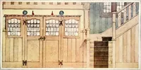 An illustration from The modern home : a book of British domestic architectvre for moderate incomes; a companion volvme to "The British home of to-day" (1906)