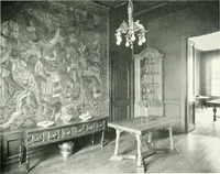 An illustration from The modern home : a book of British domestic architectvre for moderate incomes; a companion volvme to "The British home of to-day" (1906)