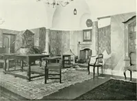 An illustration from The modern home : a book of British domestic architectvre for moderate incomes; a companion volvme to "The British home of to-day" (1906)