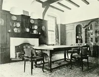 An illustration from The modern home : a book of British domestic architectvre for moderate incomes; a companion volvme to "The British home of to-day" (1906)