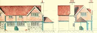 An illustration from The modern home : a book of British domestic architectvre for moderate incomes; a companion volvme to "The British home of to-day" (1906)