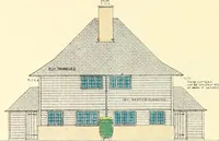 An illustration from The modern home : a book of British domestic architectvre for moderate incomes; a companion volvme to "The British home of to-day" (1906)