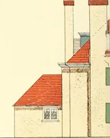 An illustration from The modern home : a book of British domestic architectvre for moderate incomes; a companion volvme to "The British home of to-day" (1906)