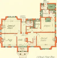 Picture 28 of 304 from The modern home : a book of British domestic architectvre for moderate incomes; a companion volvme to "The British home of to-day" (1906), leaf 55