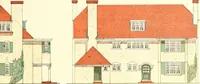 An illustration from The modern home : a book of British domestic architectvre for moderate incomes; a companion volvme to "The British home of to-day" (1906)